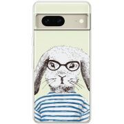 Прозрачный чехол BoxFace Google Pixel 7 MR. Rabbit