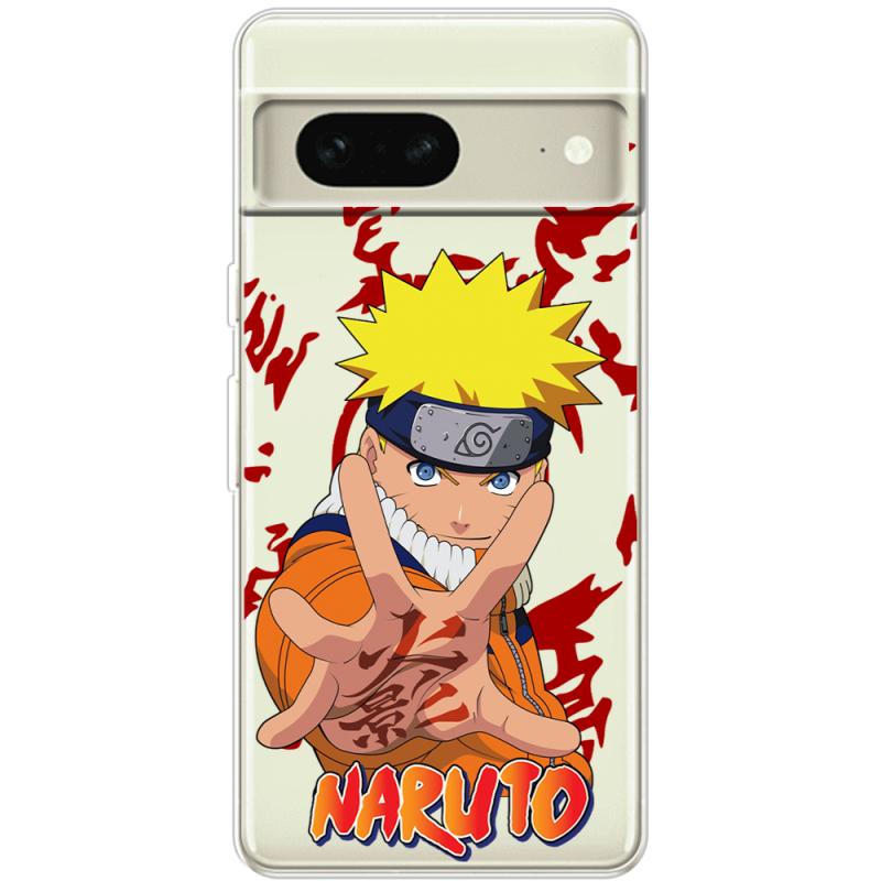 Прозрачный чехол BoxFace Google Pixel 7 Naruto