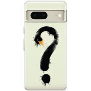 Прозрачный чехол BoxFace Google Pixel 7 Swan question