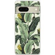 Прозрачный чехол BoxFace Google Pixel 7 Banana Leaves