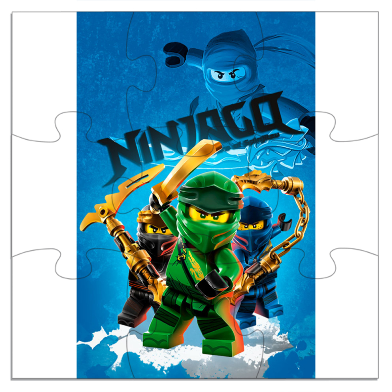 Магнитные фотопазлы 180 на 180 Lego Ninjago