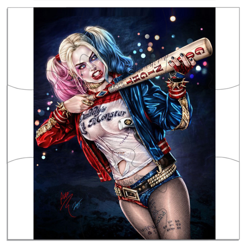 Магнитные фотопазлы 180 на 180 Harley Quinn