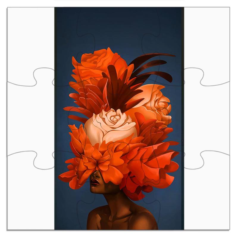 Магнитные фотопазлы 180 на 180 Exquisite Orange Flowers