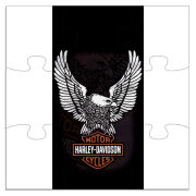 Магнитные фотопазлы 180 на 180 Harley Davidson and eagle