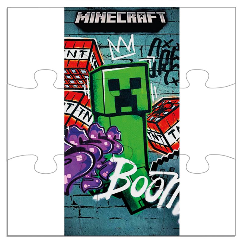 Магнитные фотопазлы 180 на 180 Minecraft Graffiti