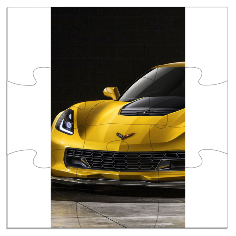 Магнитные фотопазлы 180 на 180 Corvette Z06