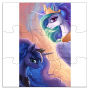 Магнитные фотопазлы 180 на 180 My Little Pony Rarity  Princess Luna