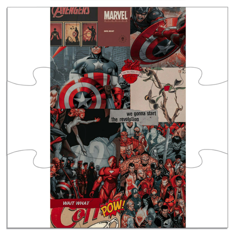 Магнитные фотопазлы 180 на 180 Marvel Avengers