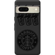 Черный чехол BoxFace Google Pixel 7 Black Coffee