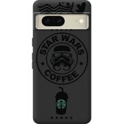 Черный чехол BoxFace Google Pixel 7 Dark Coffee