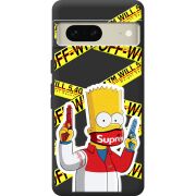 Черный чехол BoxFace Google Pixel 7 White Bart