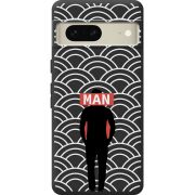 Черный чехол BoxFace Google Pixel 7 Man Pattern