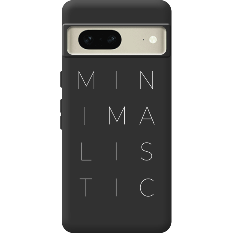 Черный чехол BoxFace Google Pixel 7 Minimalistic