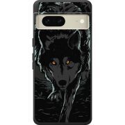 Черный чехол BoxFace Google Pixel 7 Wolf