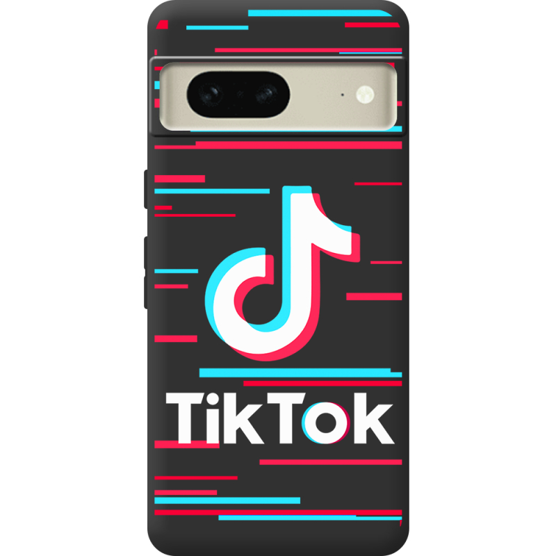 Черный чехол BoxFace Google Pixel 7 Tik Tok