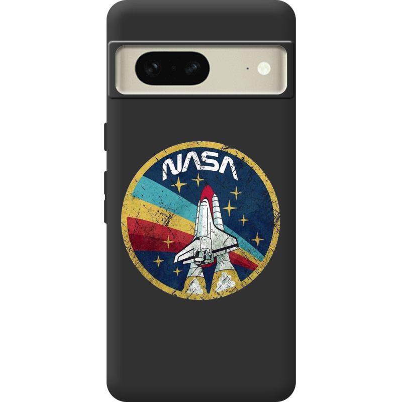 Черный чехол BoxFace Google Pixel 7 NASA