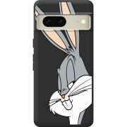 Черный чехол BoxFace Google Pixel 7 Lucky Rabbit