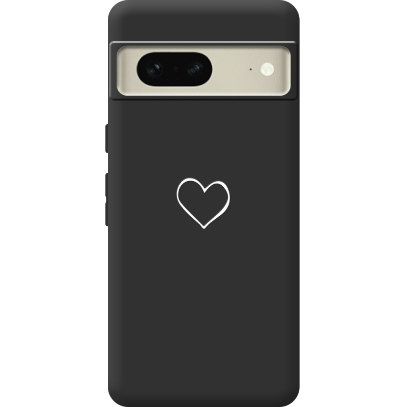 Черный чехол BoxFace Google Pixel 7 My Heart