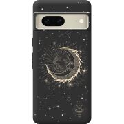 Черный чехол BoxFace Google Pixel 7 Moon