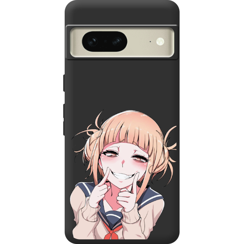 Черный чехол BoxFace Google Pixel 7 Himiko Toga Smile