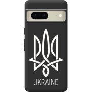 Черный чехол BoxFace Google Pixel 7 Тризуб монограмма ukraine