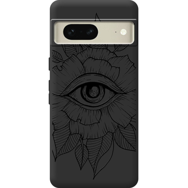 Черный чехол BoxFace Google Pixel 7 Eye