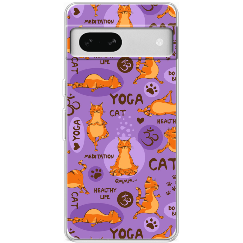 Чехол BoxFace Google Pixel 7A Yoga Cat