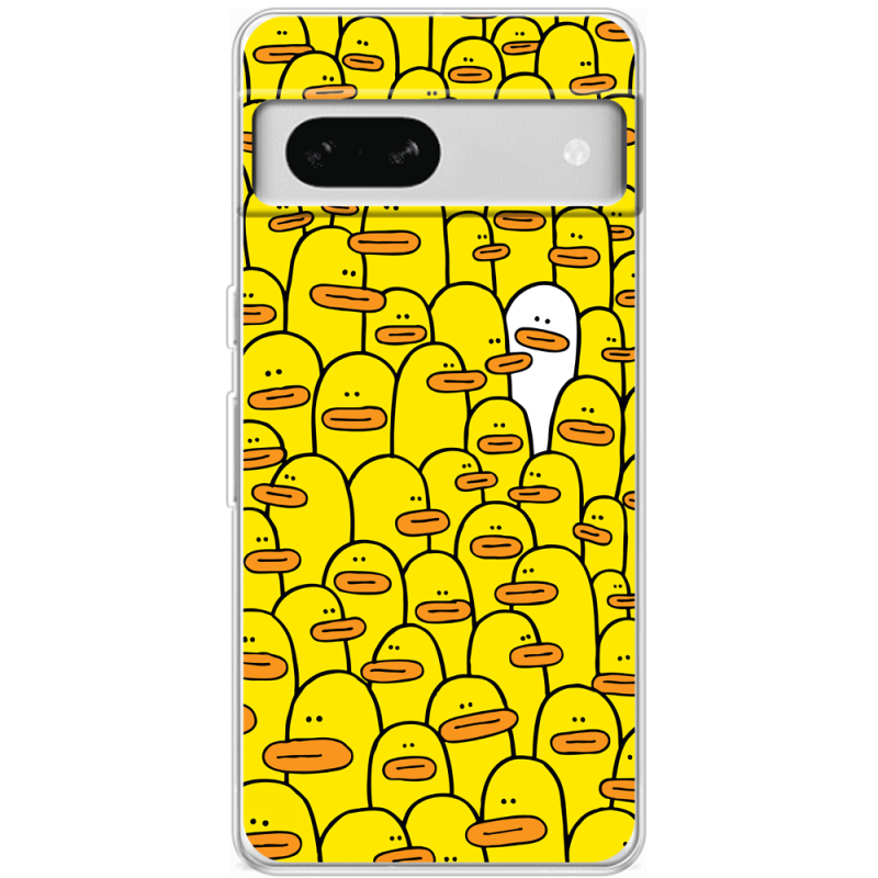 Чехол BoxFace Google Pixel 7A Yellow Ducklings