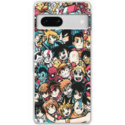 Чехол BoxFace Google Pixel 7A Anime Stickers