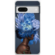 Чехол BoxFace Google Pixel 7A Exquisite Blue Flowers