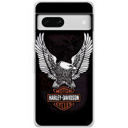 Чехол BoxFace Google Pixel 7A Harley Davidson and eagle