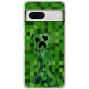 Чехол BoxFace Google Pixel 7A Minecraft Creeper