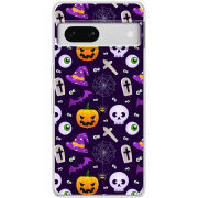 Чехол BoxFace Google Pixel 7A Halloween Purple Mood