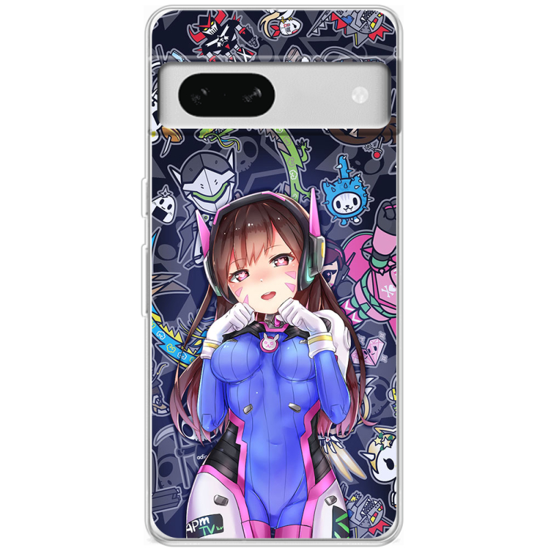 Чехол BoxFace Google Pixel 7A Overwatch D.VA