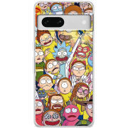 Чехол BoxFace Google Pixel 7A Rick and Morty