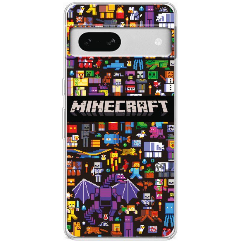 Чехол BoxFace Google Pixel 7A Minecraft Mobbery