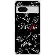 Чехол BoxFace Google Pixel 7A Stray Kids автограф