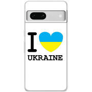 Чехол BoxFace Google Pixel 7A I love Ukraine