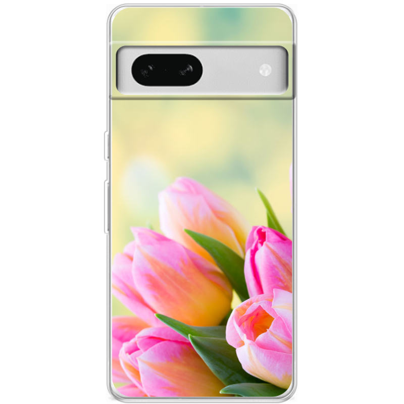 Чехол BoxFace Google Pixel 7A Bouquet of Tulips