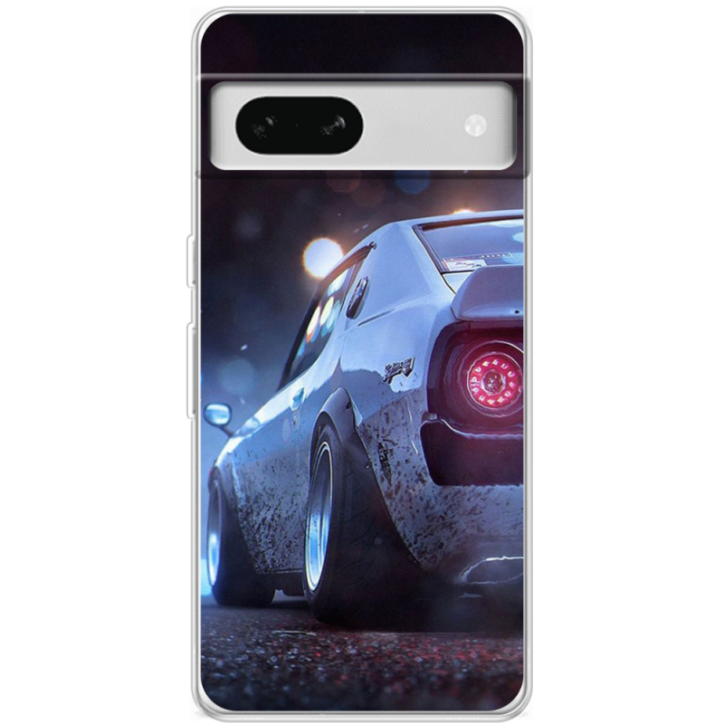 Чехол BoxFace Google Pixel 7A Silver Car