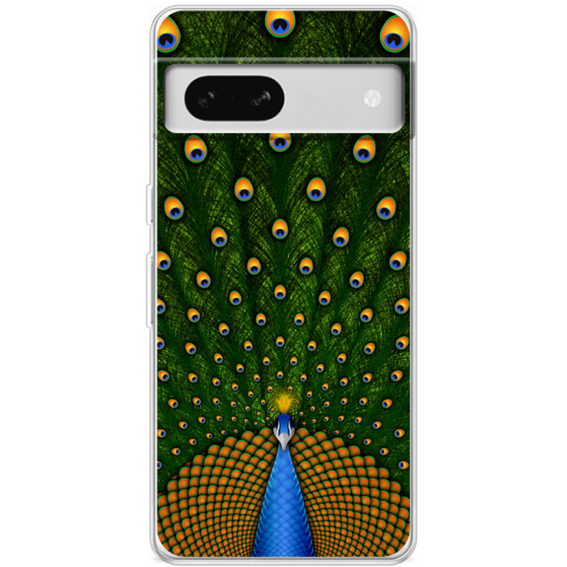 Чехол BoxFace Google Pixel 7A Peacocks Tail