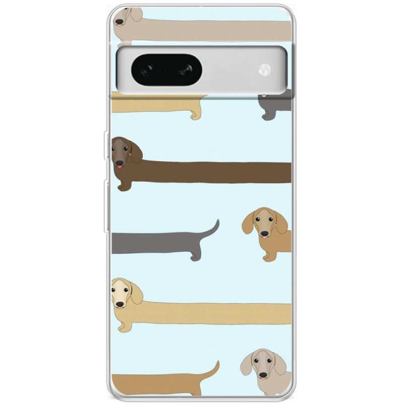 Чехол BoxFace Google Pixel 7A Dachshund