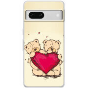 Чехол BoxFace Google Pixel 7A Teddy Bear Love