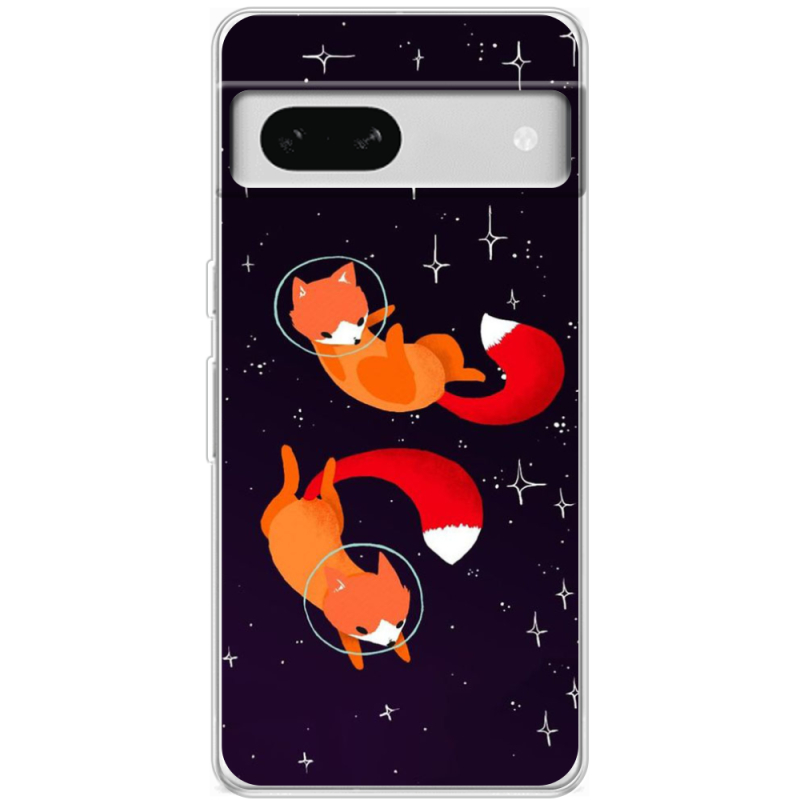 Чехол BoxFace Google Pixel 7A Fox-Astronauts