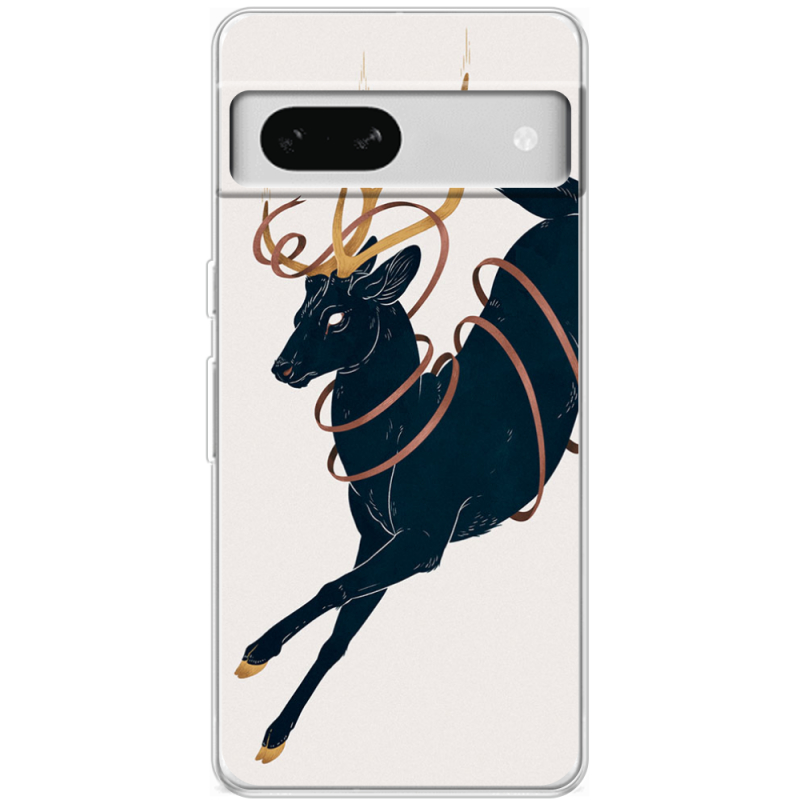 Чехол BoxFace Google Pixel 7A Black Deer