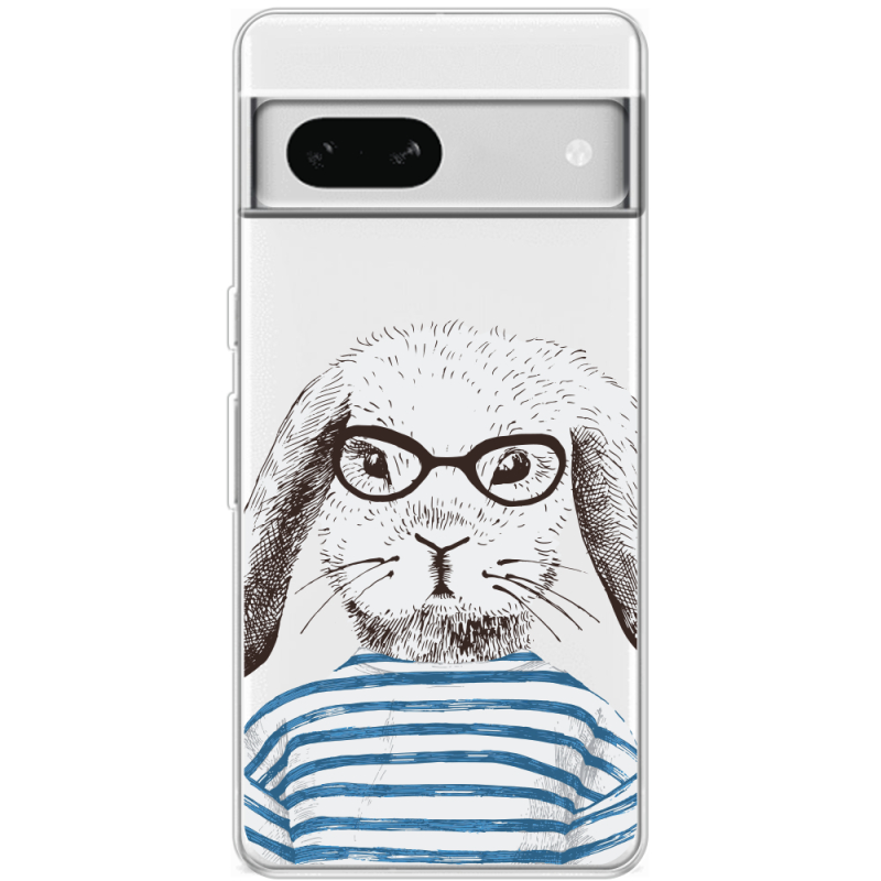 Прозрачный чехол BoxFace Google Pixel 7A MR. Rabbit