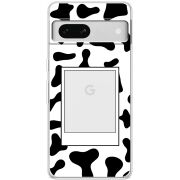 Прозрачный чехол BoxFace Google Pixel 7A Cow