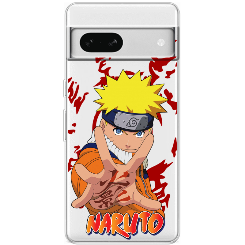 Прозрачный чехол BoxFace Google Pixel 7A Naruto