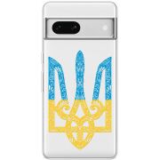 Прозрачный чехол BoxFace Google Pixel 7A Gold Trident