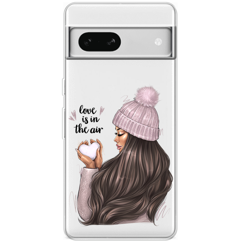 Прозрачный чехол BoxFace Google Pixel 7A love is in the air